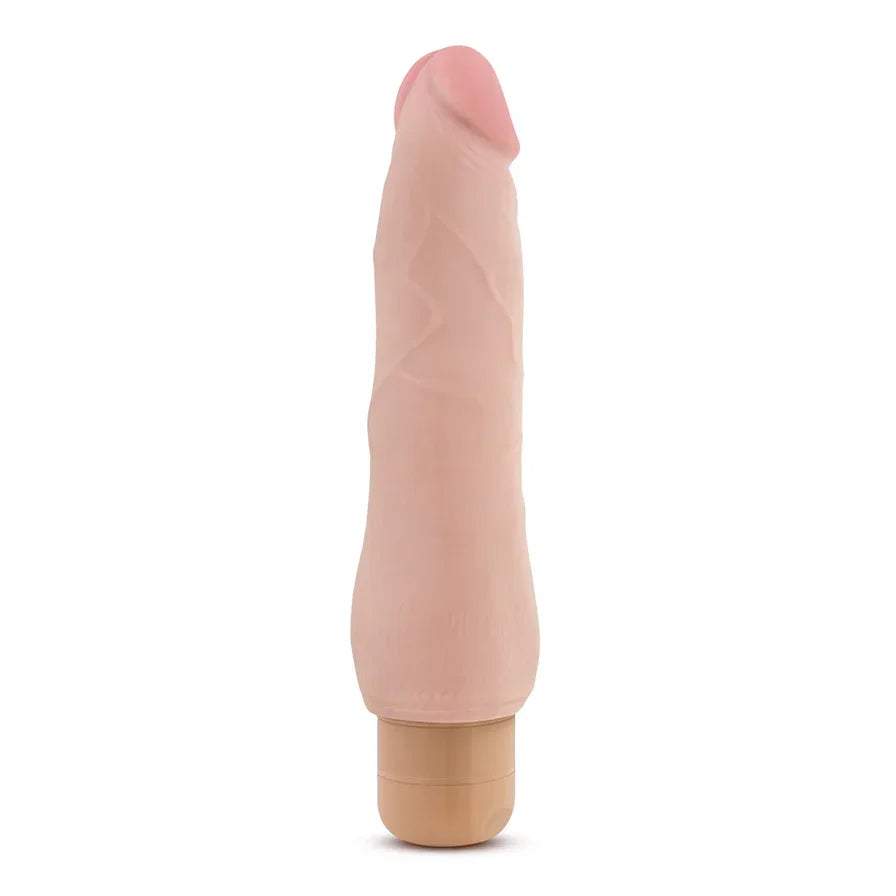 Au Naturel Fabien 9” Vibrating Dual-Density Dildo - Buy At Luxury Toy X - Free 3-Day Shipping