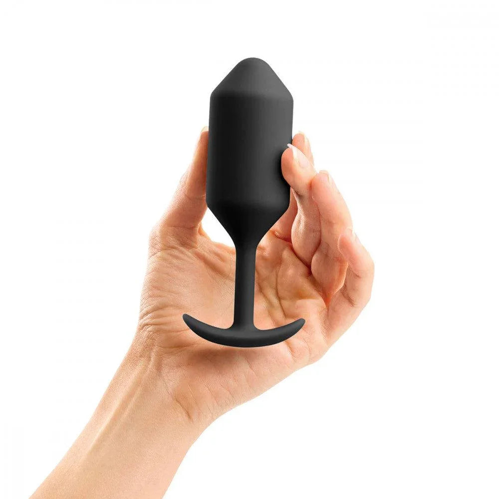 b-Vibe Snug Plug 3 Weighted Silicone Anal Plug - Buy At Luxury Toy X - Free 3-Day Shipping