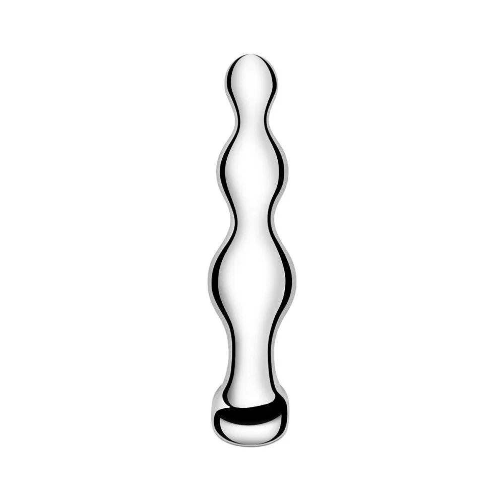 B-Vibe Stainless Steel Anal Beads - Buy At Luxury Toy X - Free 3-Day Shipping