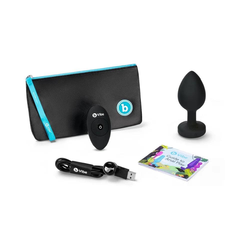 b-Vibe Vibrating Jewel Rechargeable Remote-Controlled Anal Plug with G b-Vibe Vibrating Jewel Rechargeable Remote-Controlled Anal Plug with G