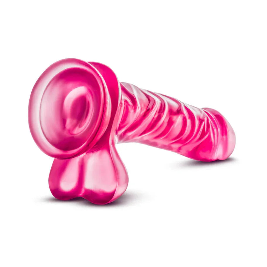 B Yours Basic 8 Realistic 9-Inch Dildo with Balls β The Perfect First-Time Toy - Buy At Luxury Toy X - Free 3-Day Shipping