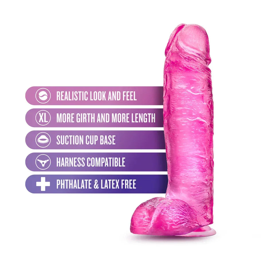 B Yours Plus Big N' Bulky Realistic Dildo with Suction Cup - Buy At Luxury Toy X - Free 3-Day Shipping