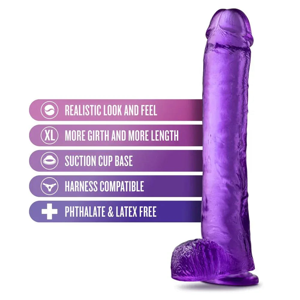 B Yours Plus Hefty N' Hung Realistic Dildo with Suction Cup - Buy At Luxury Toy X - Free 3-Day Shipping
