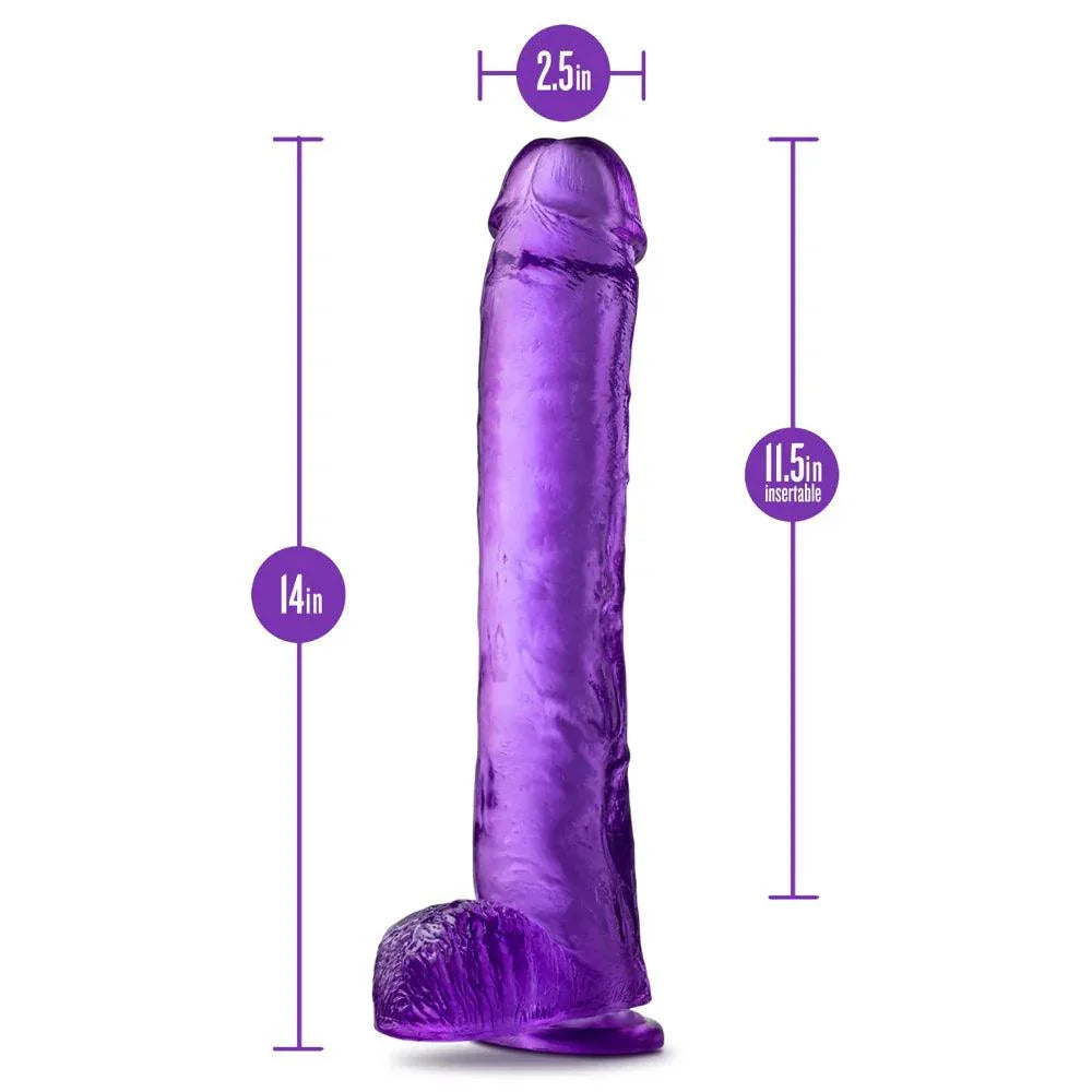 B Yours Plus Hefty N' Hung Realistic Dildo with Suction Cup - Buy At Luxury Toy X - Free 3-Day Shipping