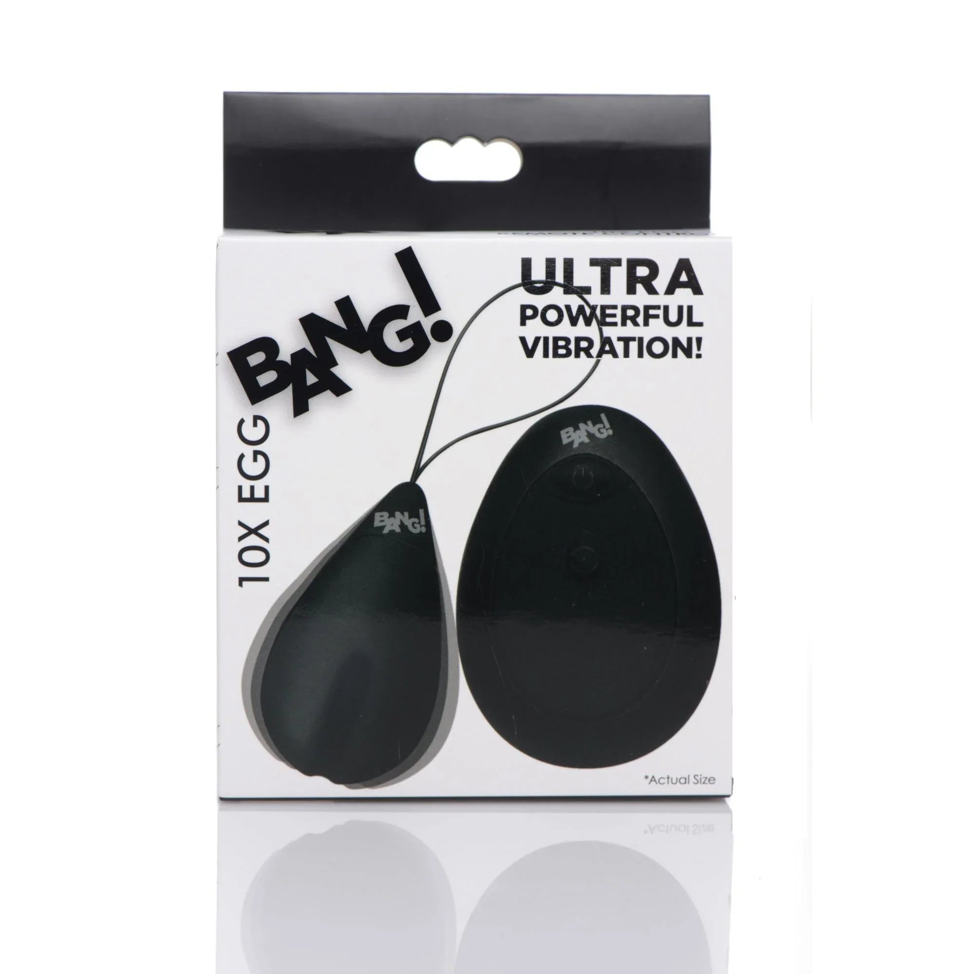 Bang! 10X Rechargeable Silicone Vibrating Egg with Remote Control - Buy At Luxury Toy X - Free 3-Day Shipping