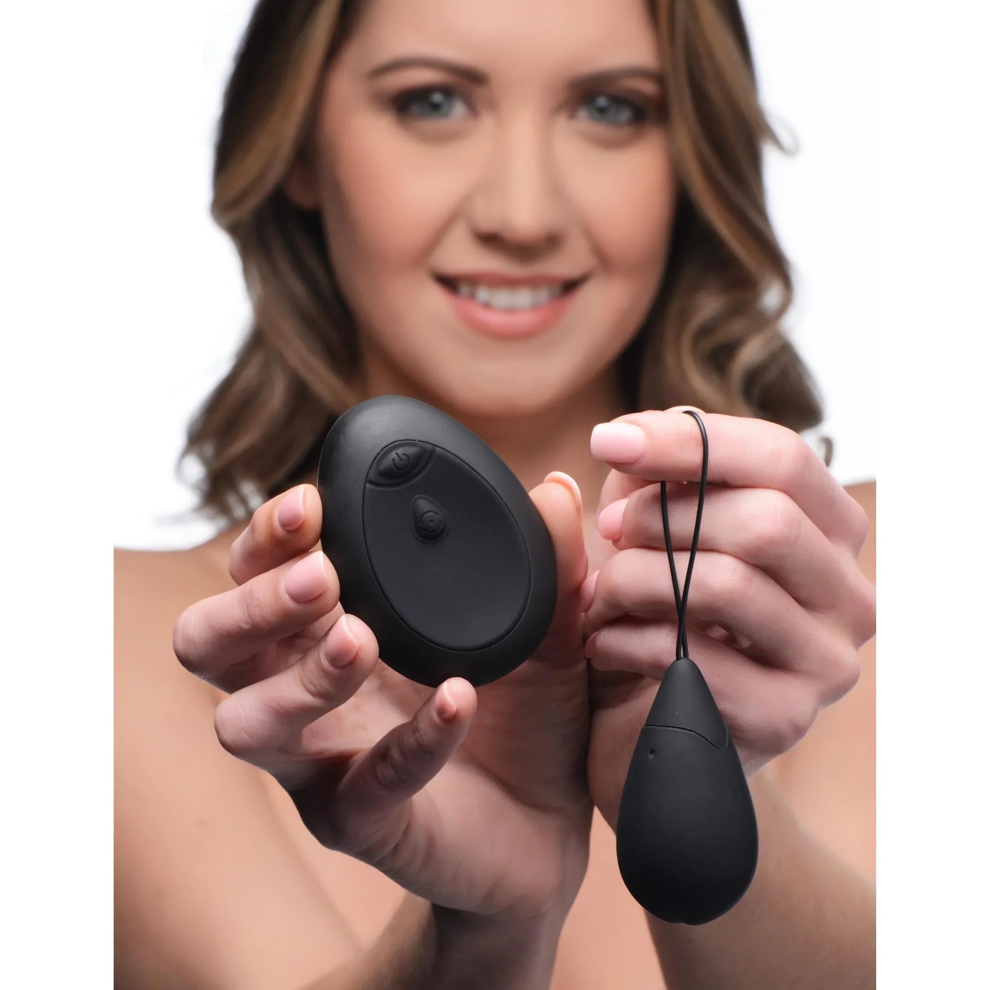 Bang! 10X Rechargeable Silicone Vibrating Egg with Remote Control - Buy At Luxury Toy X - Free 3-Day Shipping