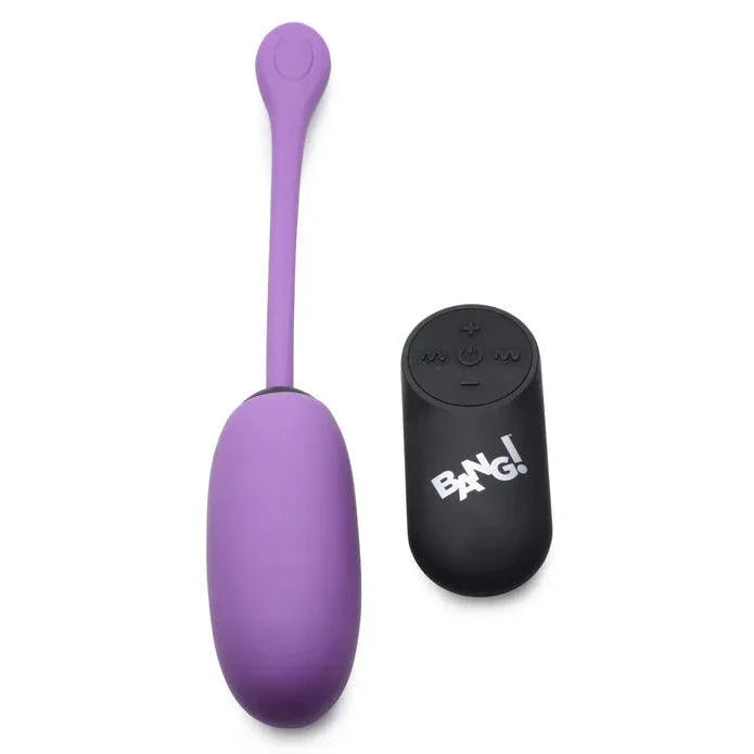 Bang! 28x Plush Silicone Rechargeable Egg with Remote Control - Buy At Luxury Toy X - Free 3-Day Shipping
