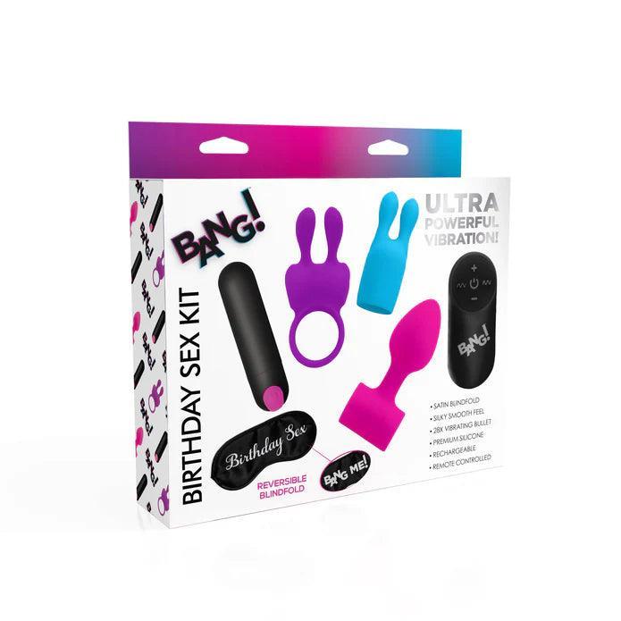 Bang! Birthday Sex Kit - Multicolor - Buy At Luxury Toy X - Free 3-Day Shipping