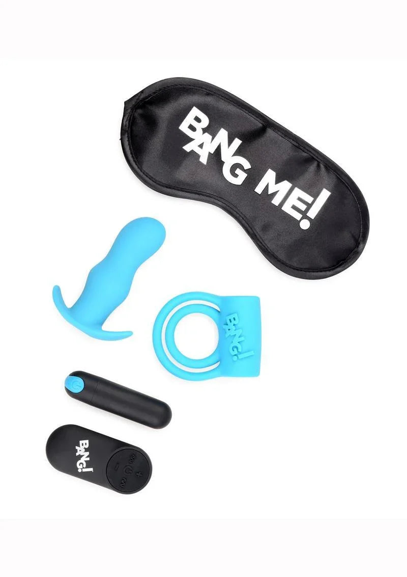 Bang! Duo Blast Plug and Cock Ring Kit (set of 4) - Buy At Luxury Toy X - Free 3-Day Shipping