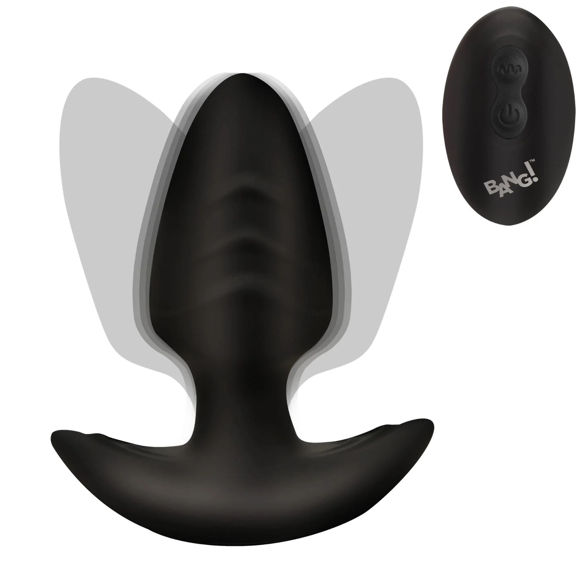 Bang! Rotating Vibrating Rechargeable Silicone Butt Plug with Remote - Buy At Luxury Toy X - Free 3-Day Shipping