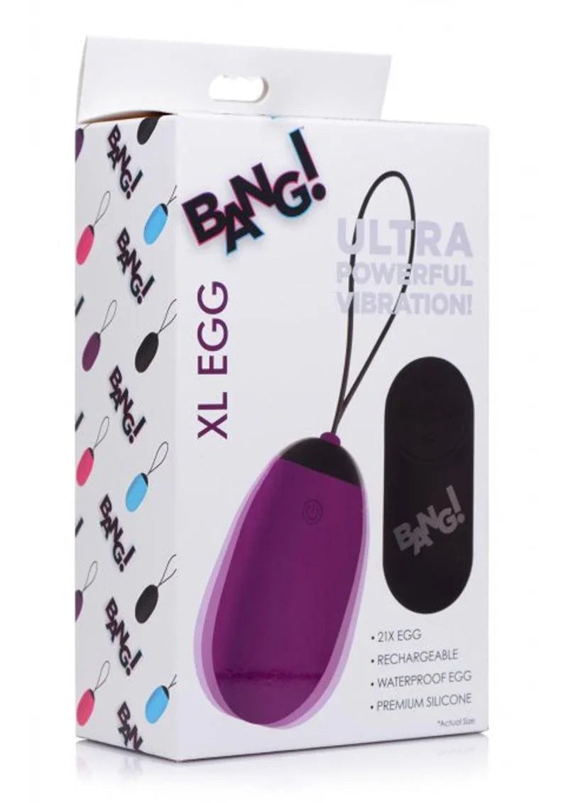 Bang! XL Vibrating Egg - Buy At Luxury Toy X - Free 3-Day Shipping