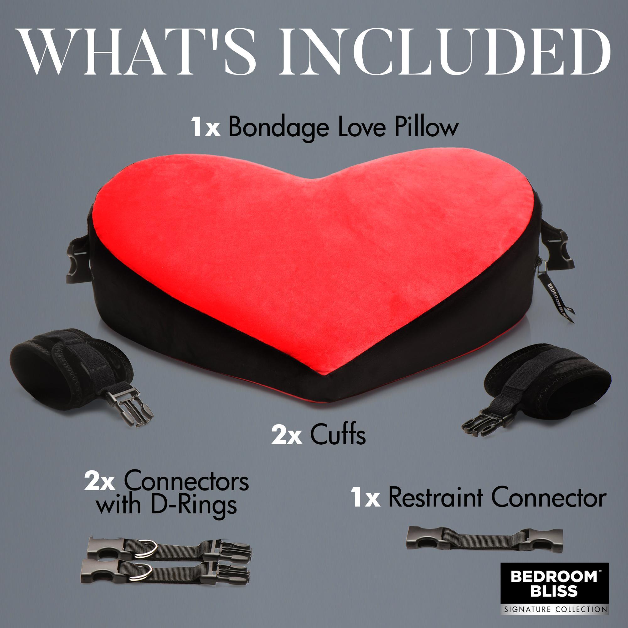 Bedroom Bliss Bondage Love Pillow - Buy At Luxury Toy X - Free 3-Day Shipping