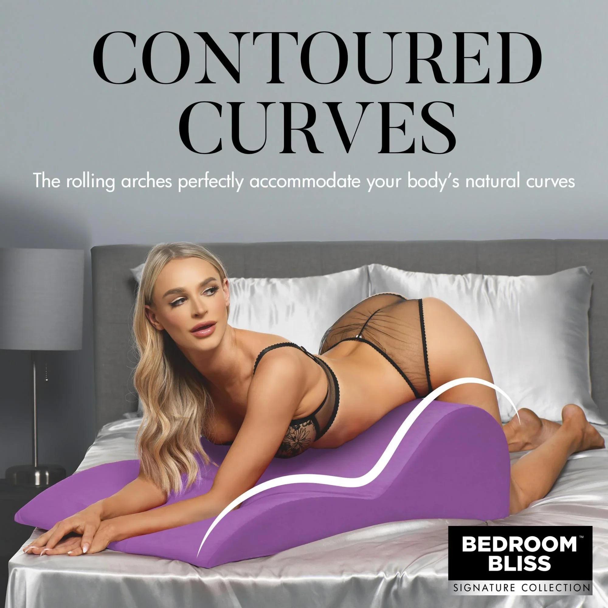 Bedroom Bliss Contoured Love Cushion - Buy At Luxury Toy X - Free 3-Day Shipping