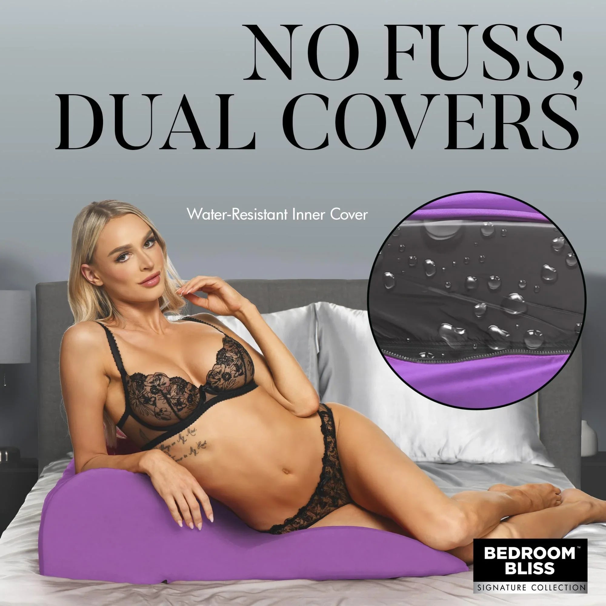 Bedroom Bliss Contoured Love Cushion - Buy At Luxury Toy X - Free 3-Day Shipping