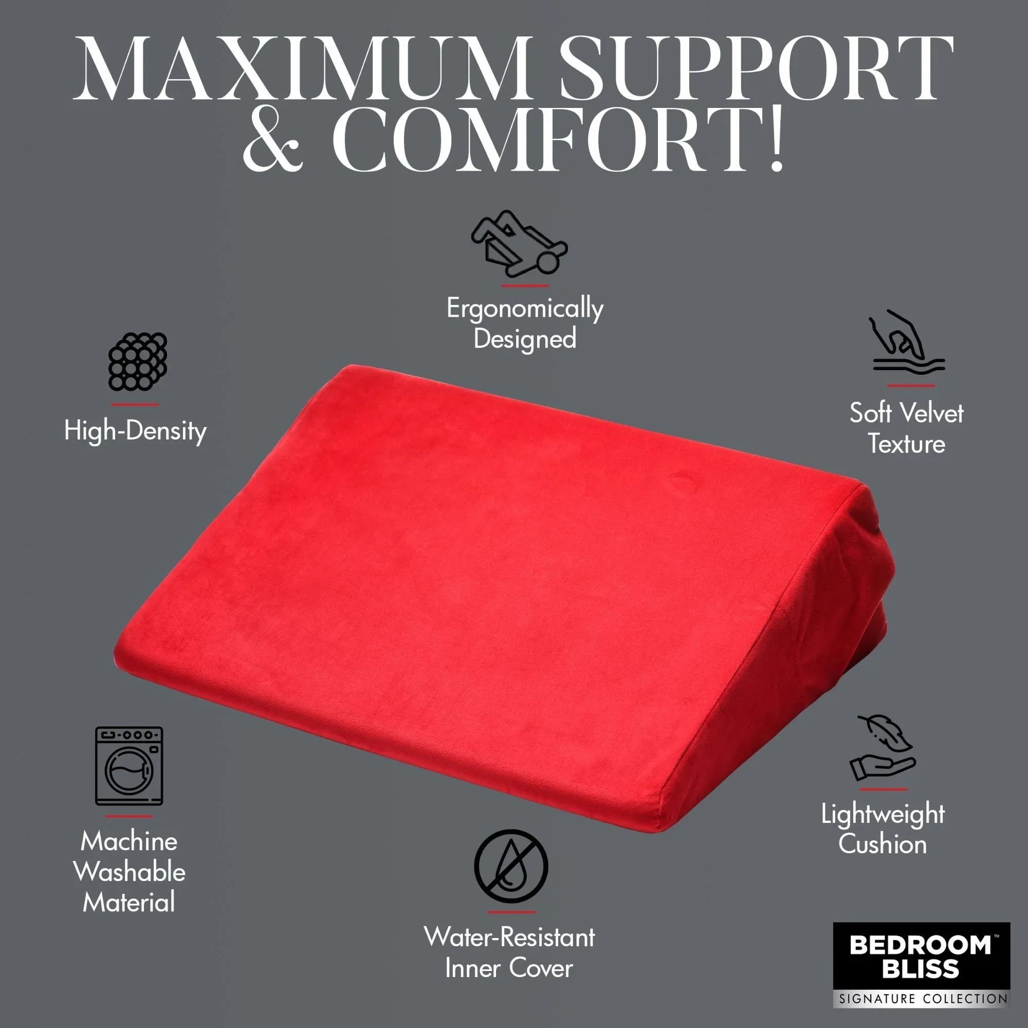 Bedroom Bliss Love Cushion - Buy At Luxury Toy X - Free 3-Day Shipping