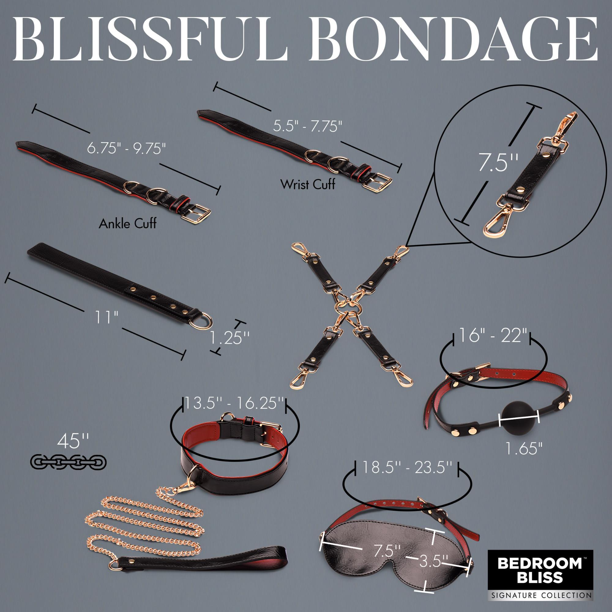 Bedroom Bliss Lover's Deluxe Bondage Set - Buy At Luxury Toy X - Free 3-Day Shipping