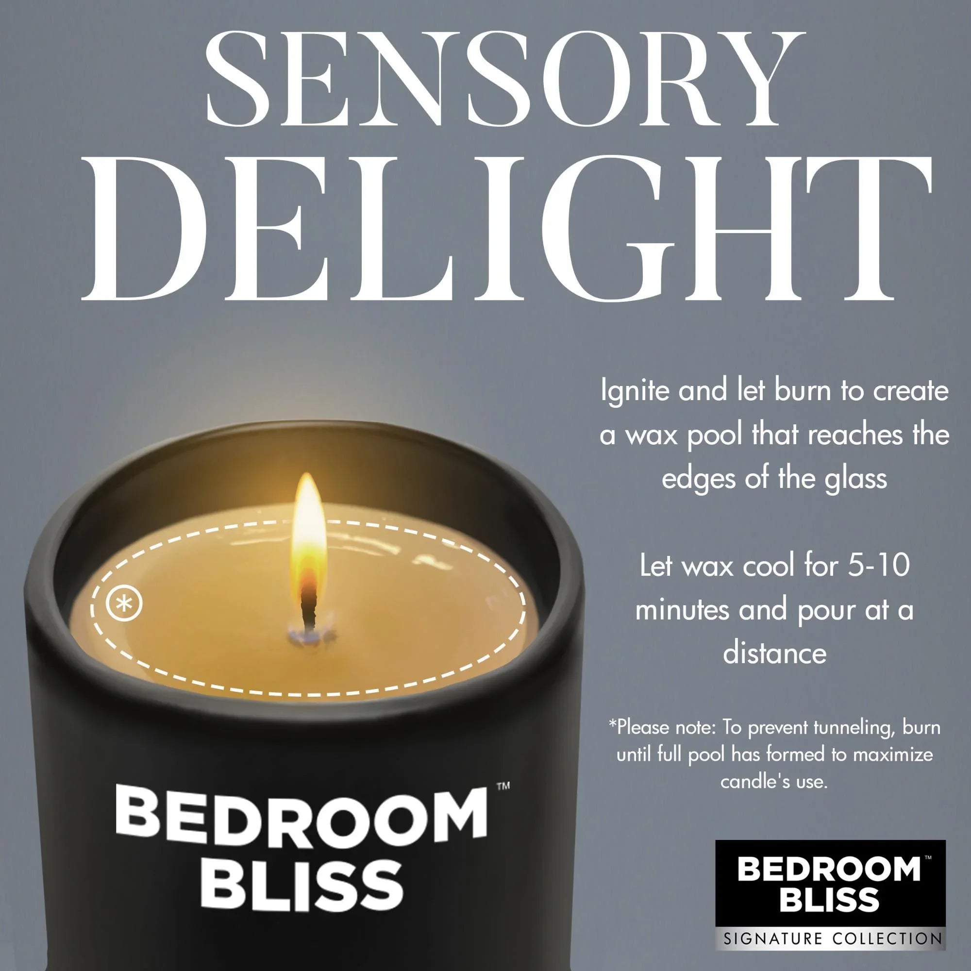 Bedroom Bliss Lover's Massage Candle - Vanilla - Buy At Luxury Toy X - Free 3-Day Shipping