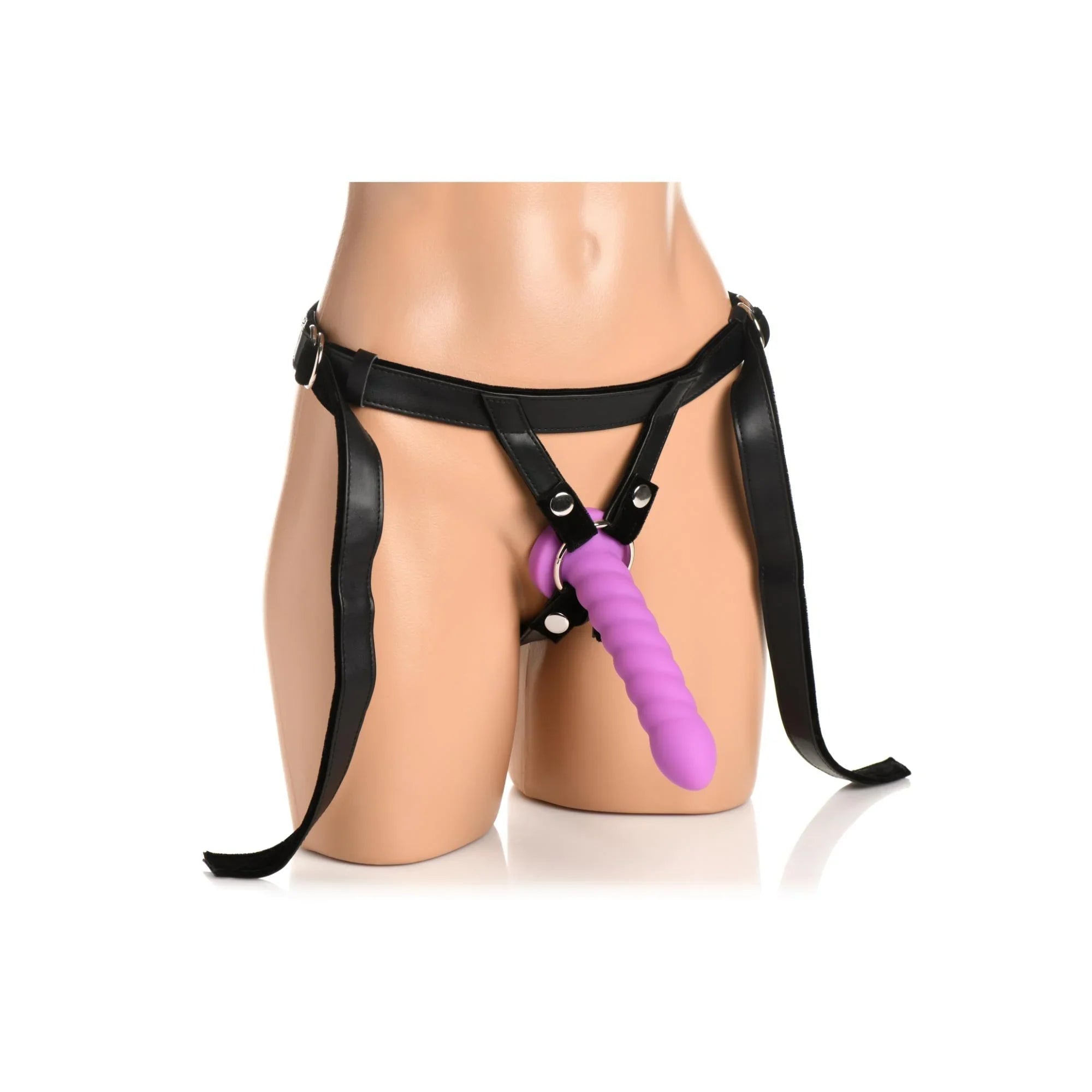 Bedroom Bliss Velvet Kiss Strap-On Harness - Buy At Luxury Toy X - Free 3-Day Shipping