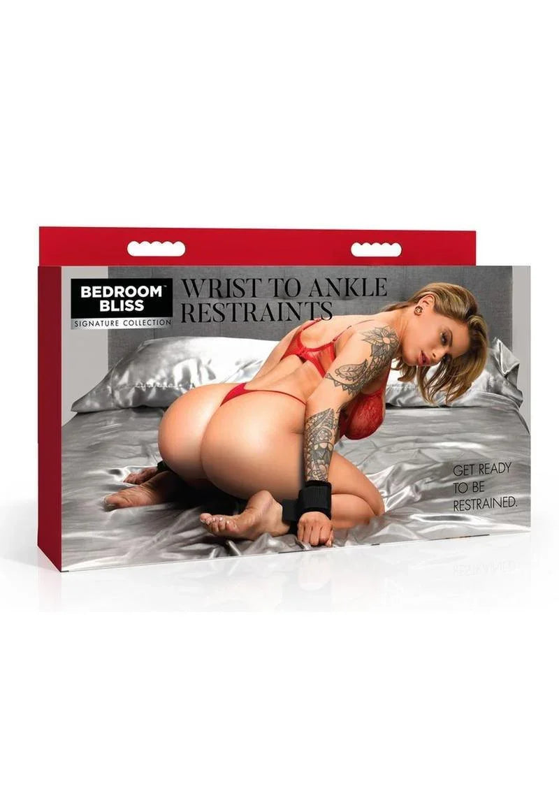 Bedroom Bliss Wrist to Ankle Restraints - Buy At Luxury Toy X - Free 3-Day Shipping