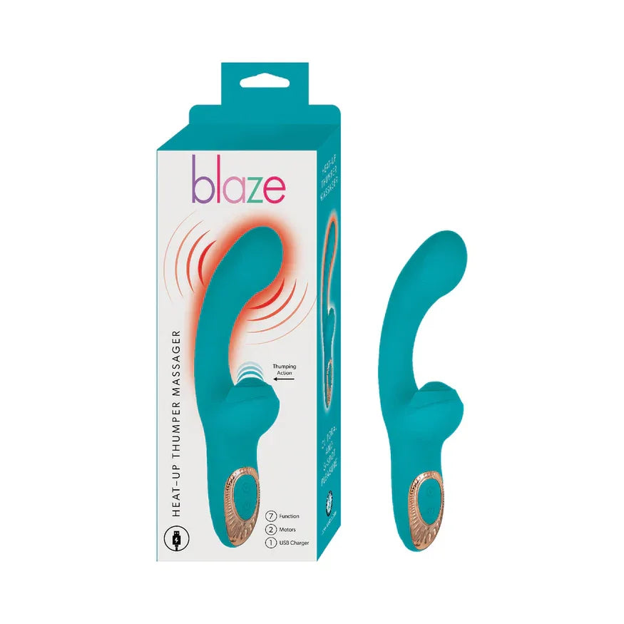 Blaze Heat-Up Thumper Massager - Buy At Luxury Toy X - Free 3-Day Shipping