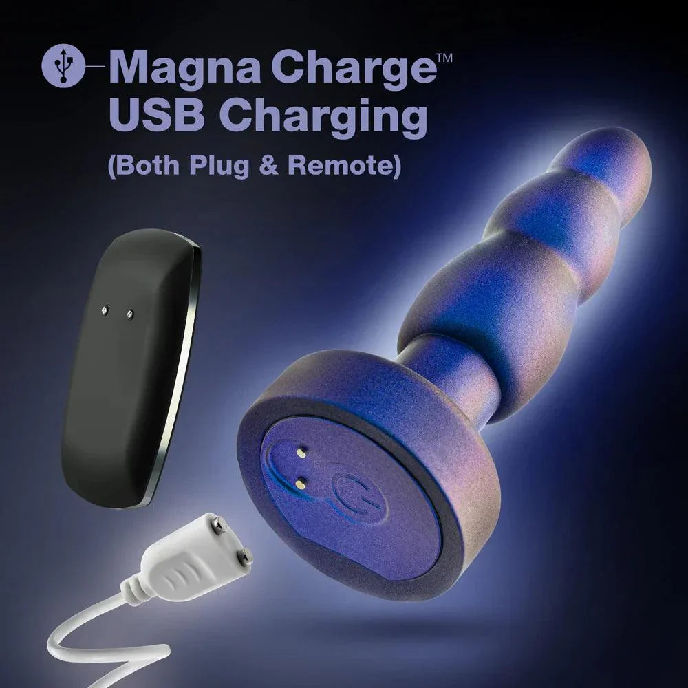 Blush Anal Adventures Matrix Kinetik Plug with Remote Space Age Blue - Buy At Luxury Toy X - Free 3-Day Shipping