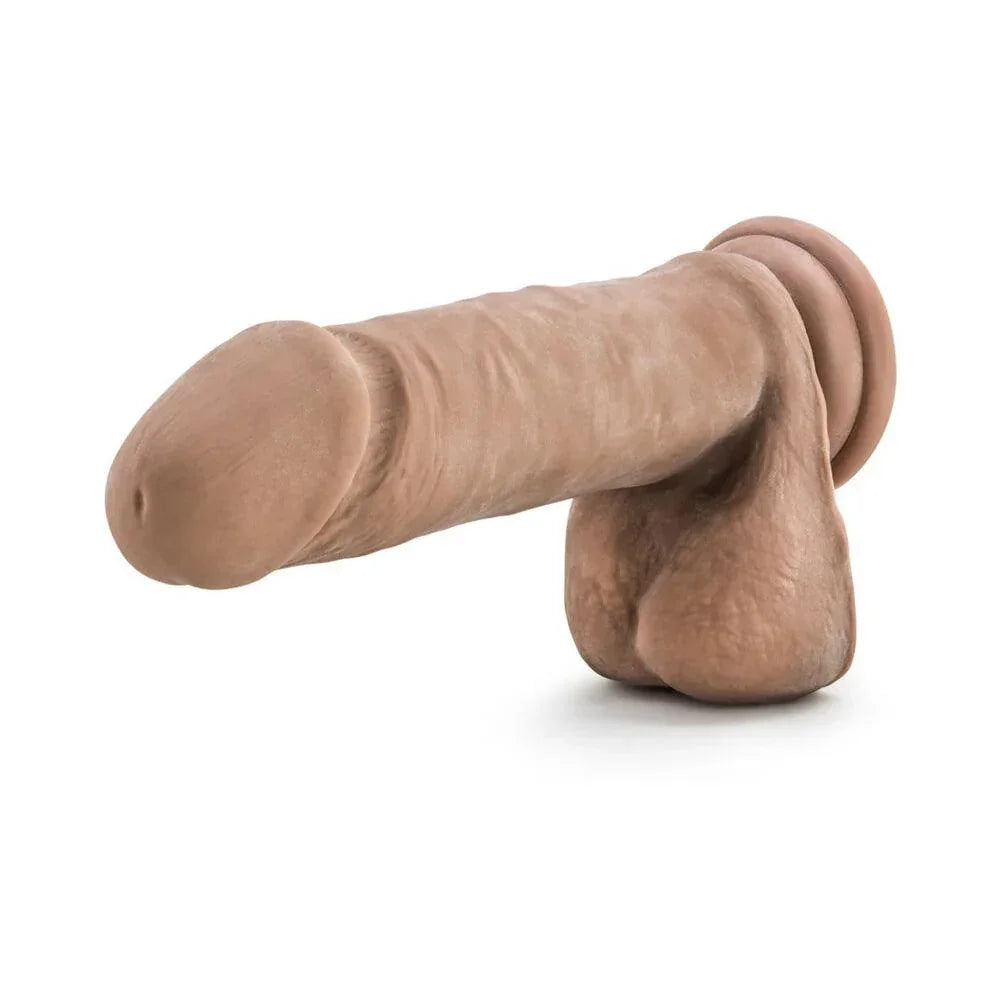 Blush Au Naturel 8 in. Posable Dual Density Dildo with Balls & Suction Cup - Buy At Luxury Toy X - Free 3-Day Shipping
