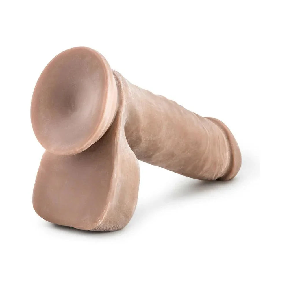 Blush Au Naturel 8 in. Posable Dual Density Dildo with Balls & Suction Cup - Buy At Luxury Toy X - Free 3-Day Shipping