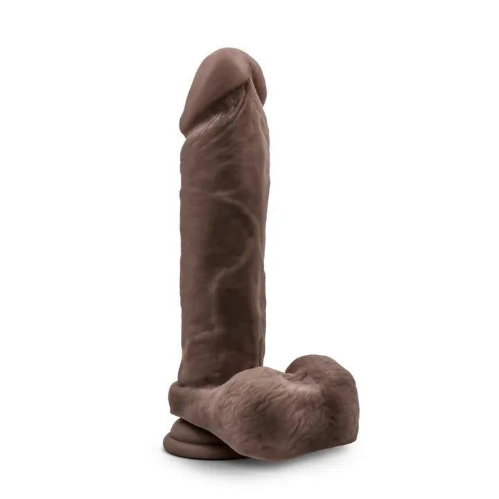 Blush Au Naturel 9.5 in. Posable Dual Density Dildo with Balls & Suction Cup - Buy At Luxury Toy X - Free 3-Day Shipping