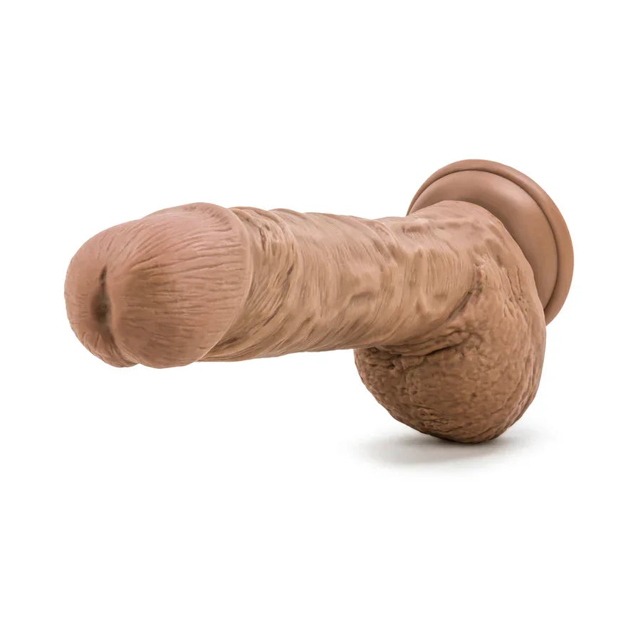Blush Au Naturel Big Billy 9” Posable Dual Density Dildo with Balls & Suction Cup - Buy At Luxury Toy X - Free 3-Day Shipping