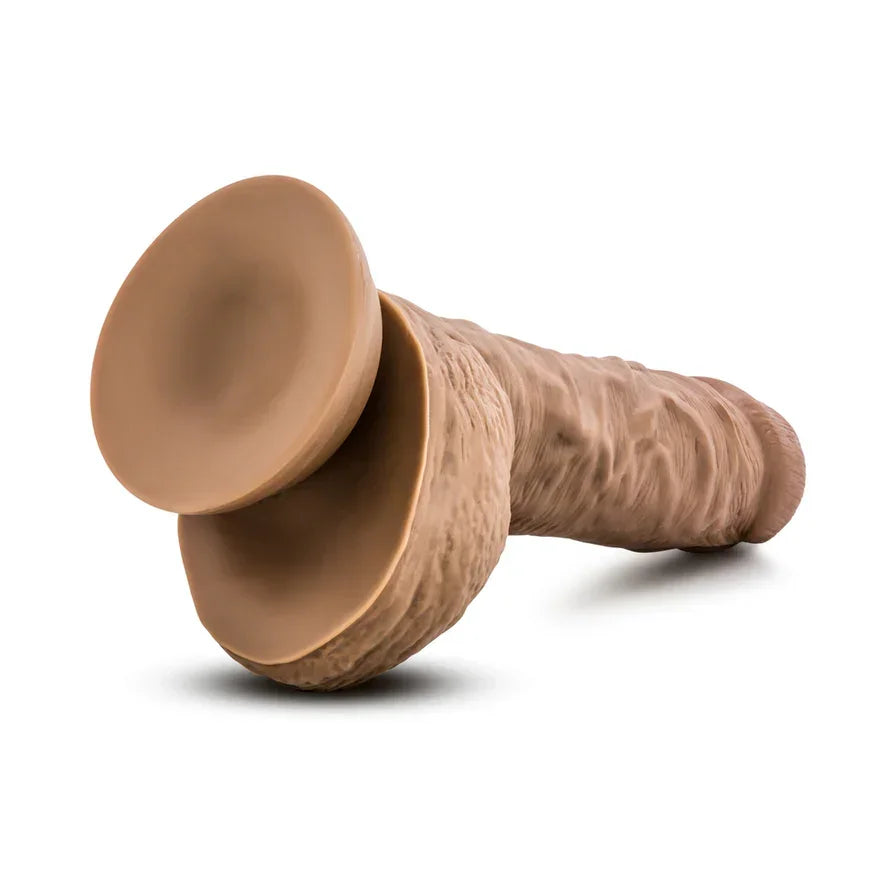 Blush Au Naturel Big Billy 9” Posable Dual Density Dildo with Balls & Suction Cup - Buy At Luxury Toy X - Free 3-Day Shipping