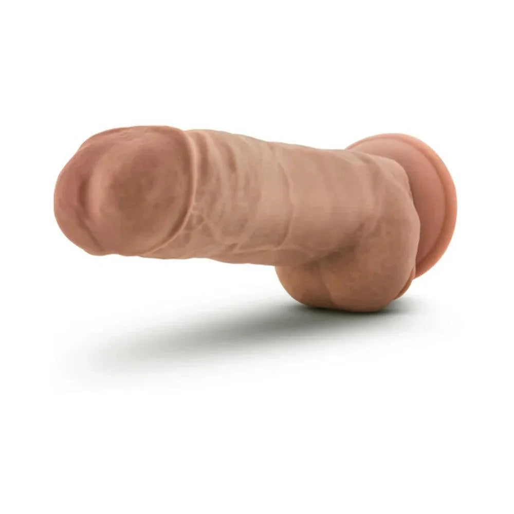 Blush Au Naturel Big Boy 10 in. Posable Dual Density Dildo with Balls & Suction Cup - Buy At Luxury Toy X - Free 3-Day Shipping
