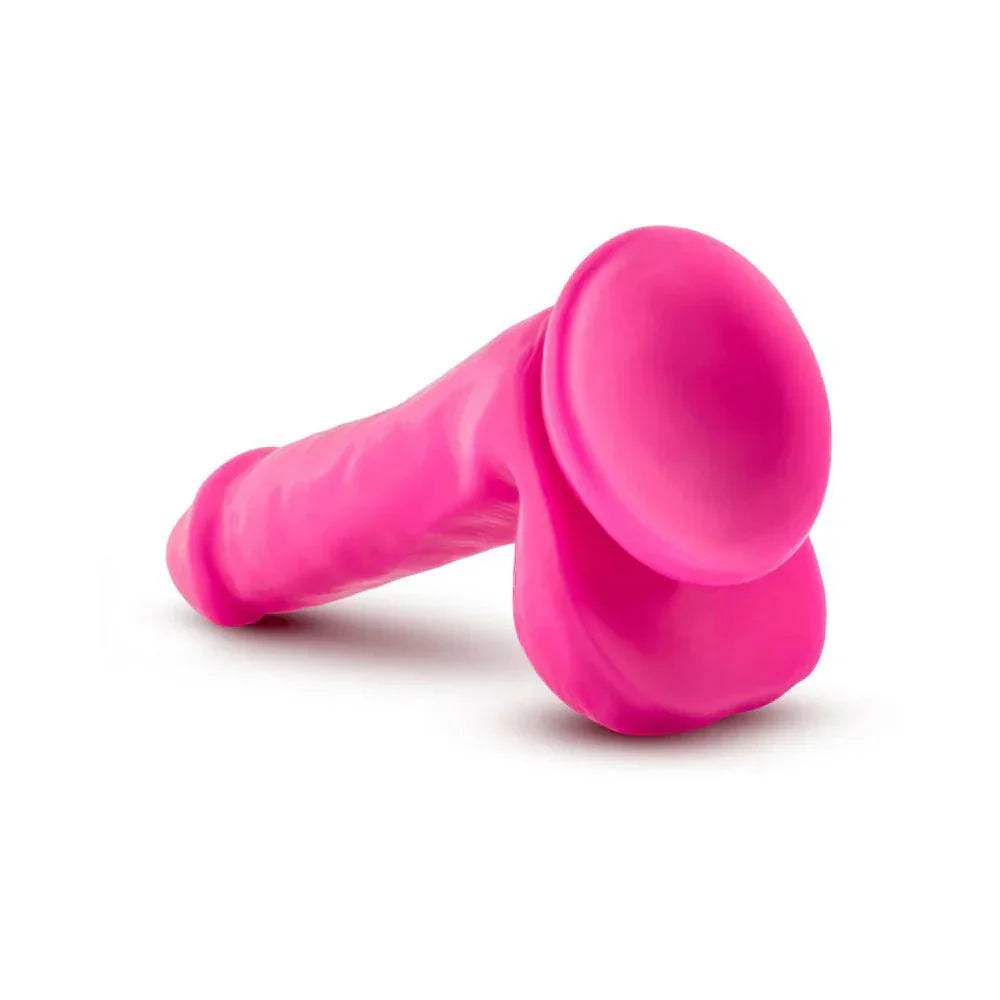 Blush Au Naturel Bold Delight 6 in. Posable Dual Density Dildo with Balls & Suction Cup - Buy At Luxury Toy X - Free 3-Day Shipping