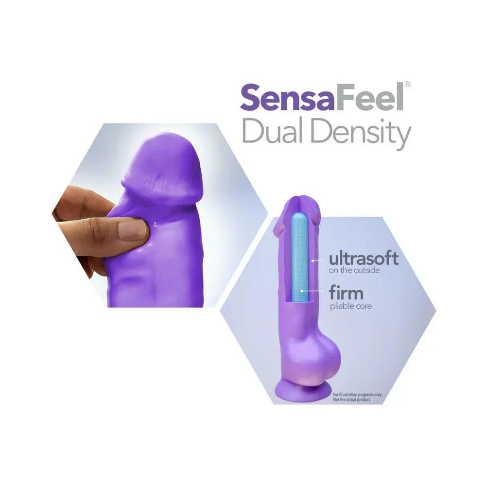 Blush Au Naturel Bold Huge 10.5 in. Posable Dual Density Dildo with Balls & Suction Cup - Buy At Luxury Toy X - Free 3-Day Shipping