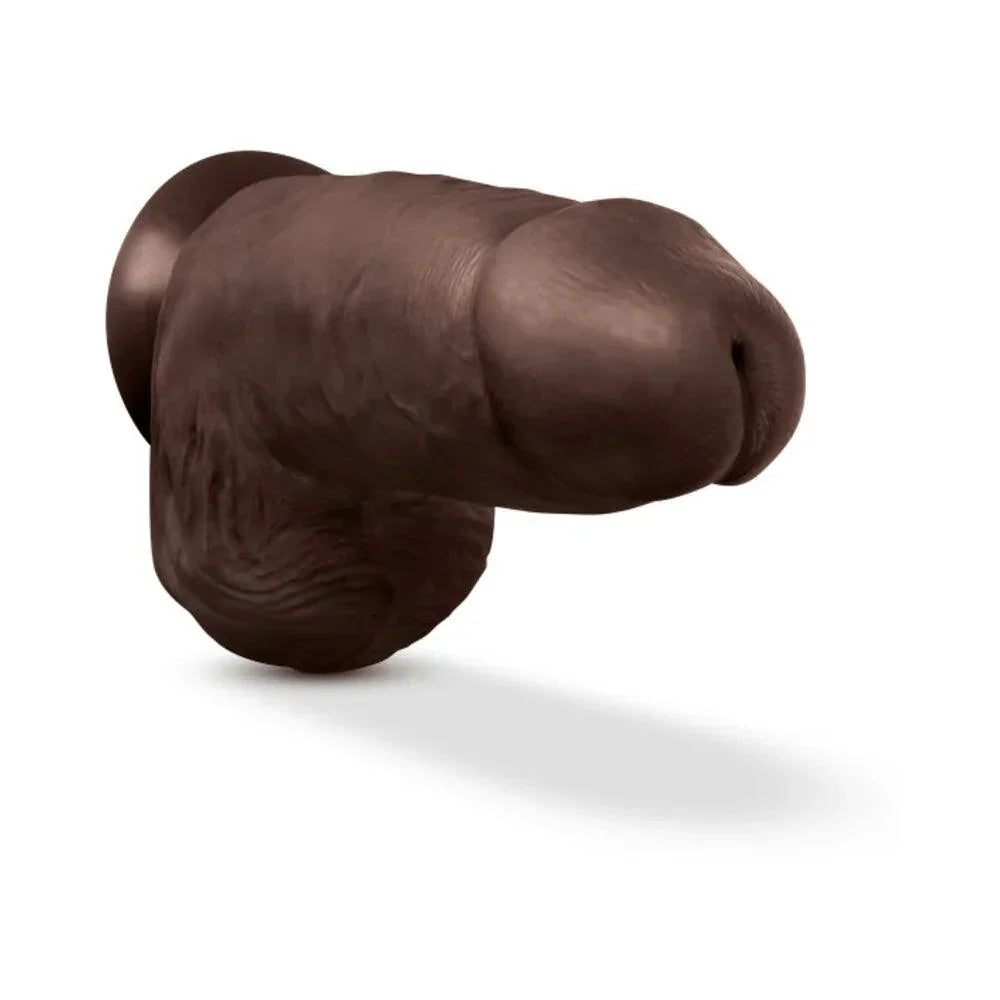 Blush Au Naturel Chub 10 in. Posable Dual Density Dildo with Balls & Suction Cup - Buy At Luxury Toy X - Free 3-Day Shipping