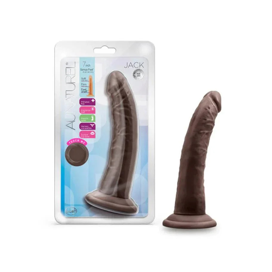 Blush Au Naturel Jack Dildo with Suction Cup 7in - Buy At Luxury Toy X - Free 3-Day Shipping