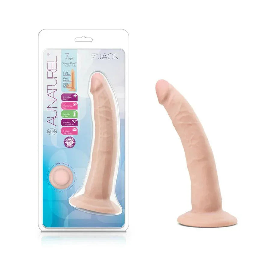 Blush Au Naturel Jack Dildo with Suction Cup 7in - Buy At Luxury Toy X - Free 3-Day Shipping
