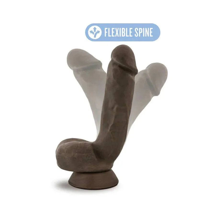 Blush Au Naturel Jerome 8.5 in. Posable Dual Density Dildo with Balls & Suction Cup - Buy At Luxury Toy X - Free 3-Day Shipping