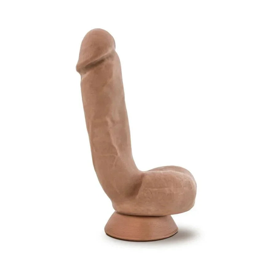 Blush Au Naturel Macho 8.5 in. Posable Dual Density Dildo with Balls & Suction Cup - Buy At Luxury Toy X - Free 3-Day Shipping