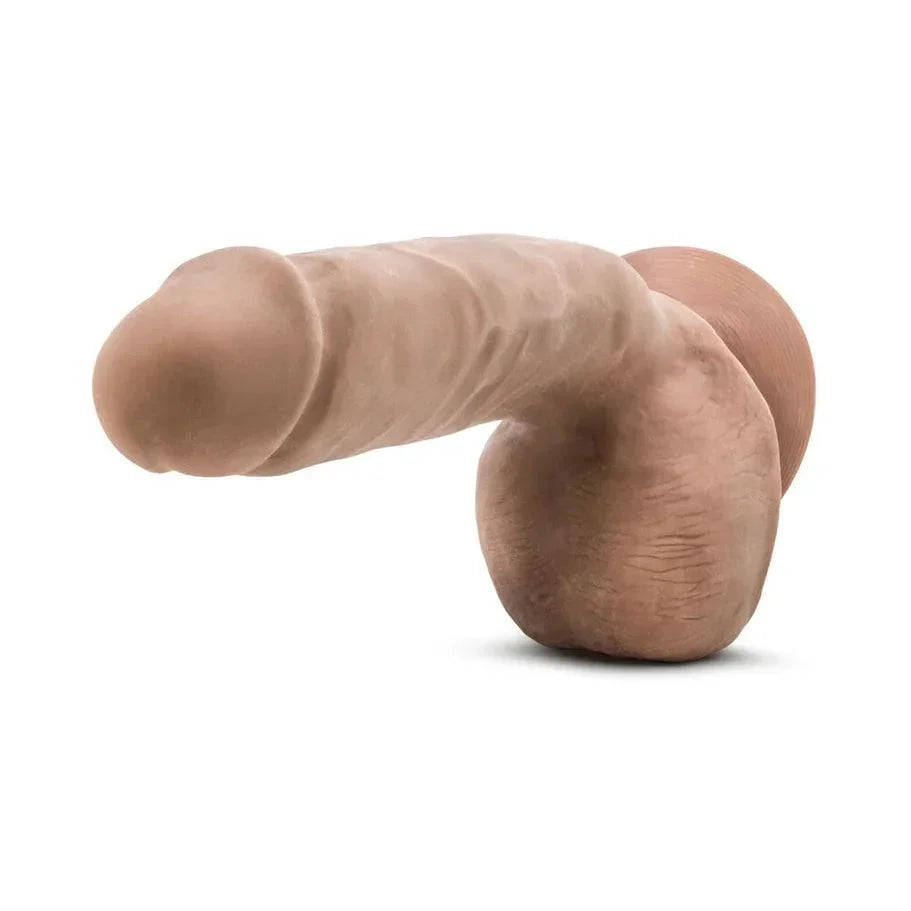 Blush Au Naturel Macho 8.5 in. Posable Dual Density Dildo with Balls & Suction Cup - Buy At Luxury Toy X - Free 3-Day Shipping