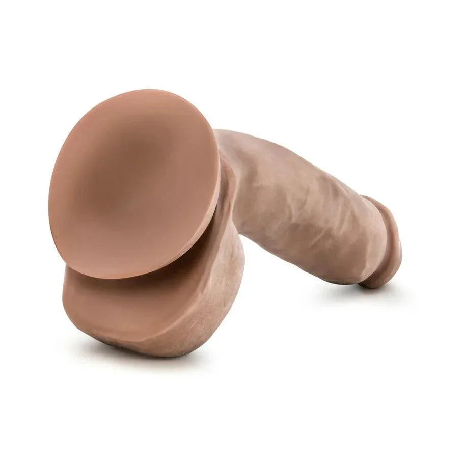 Blush Au Naturel Macho 8.5 in. Posable Dual Density Dildo with Balls & Suction Cup - Buy At Luxury Toy X - Free 3-Day Shipping