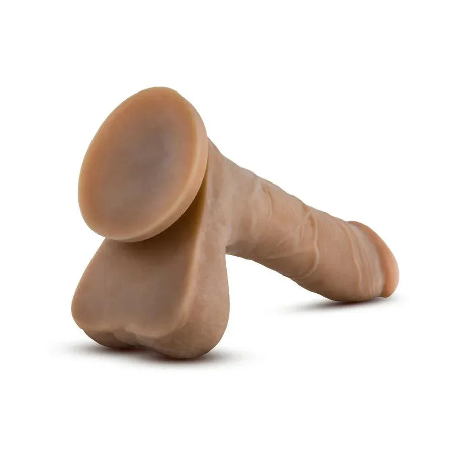 Blush Au Naturel Mister Perfect 8.5 in. Posable Dual Density Dildo with Balls & Suction Cup - Buy At Luxury Toy X - Free 3-Day Shipping