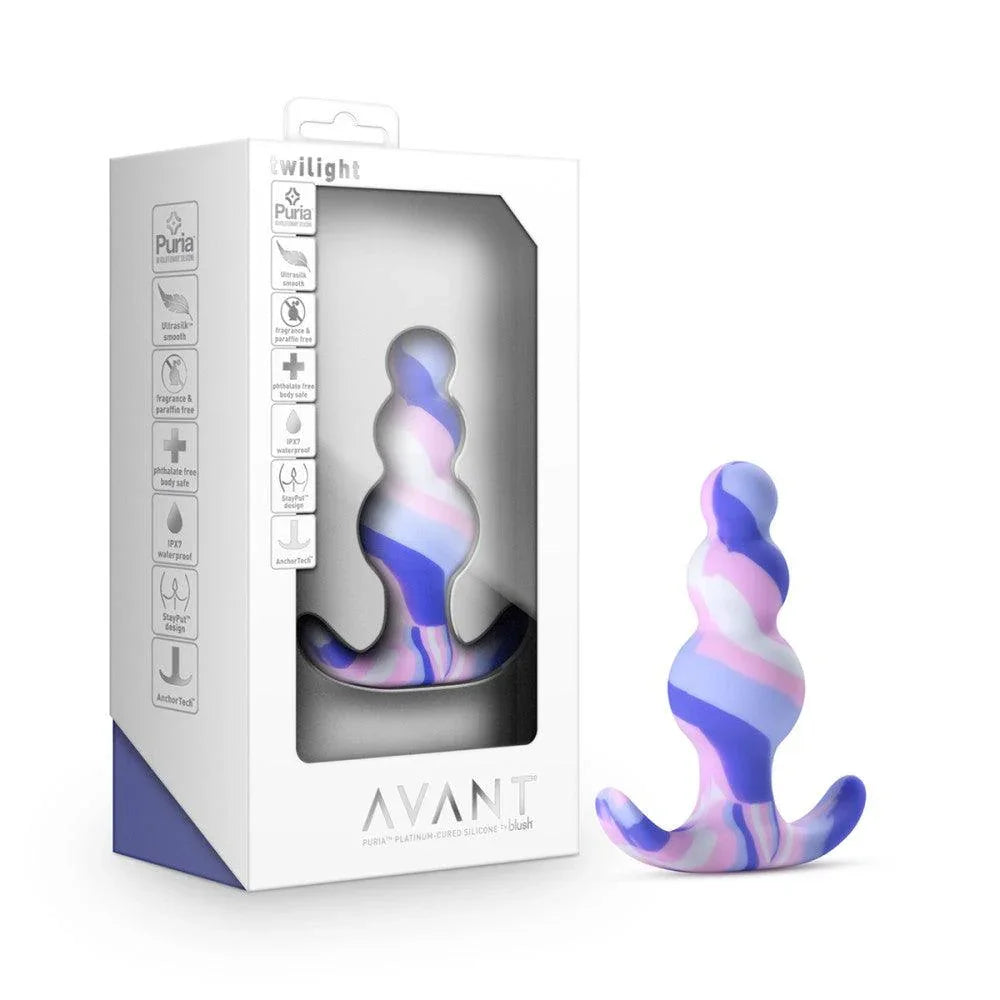Blush Avant Twilight Silicone Anal Plug Blue - Buy At Luxury Toy X - Free 3-Day Shipping