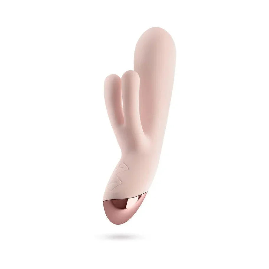 Blush Collection Elora Rechargeable Silicone Rabbit Vibrator - Pink - Buy At Luxury Toy X - Free 3-Day Shipping