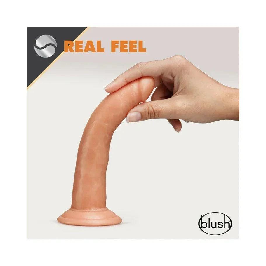 Blush Dr. Skin Glide Realistic 7.5 in. Self-Lubricating Dildo with Suction Cup - Buy At Luxury Toy X - Free 3-Day Shipping