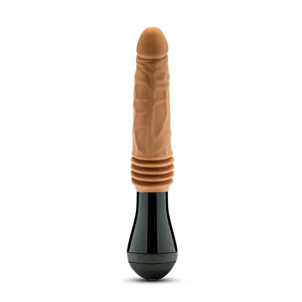 Blush Dr. Skin Silicone Dr. Arthur Thrusting Gyrating Vibrating Dildo - Buy At Luxury Toy X - Free 3-Day Shipping