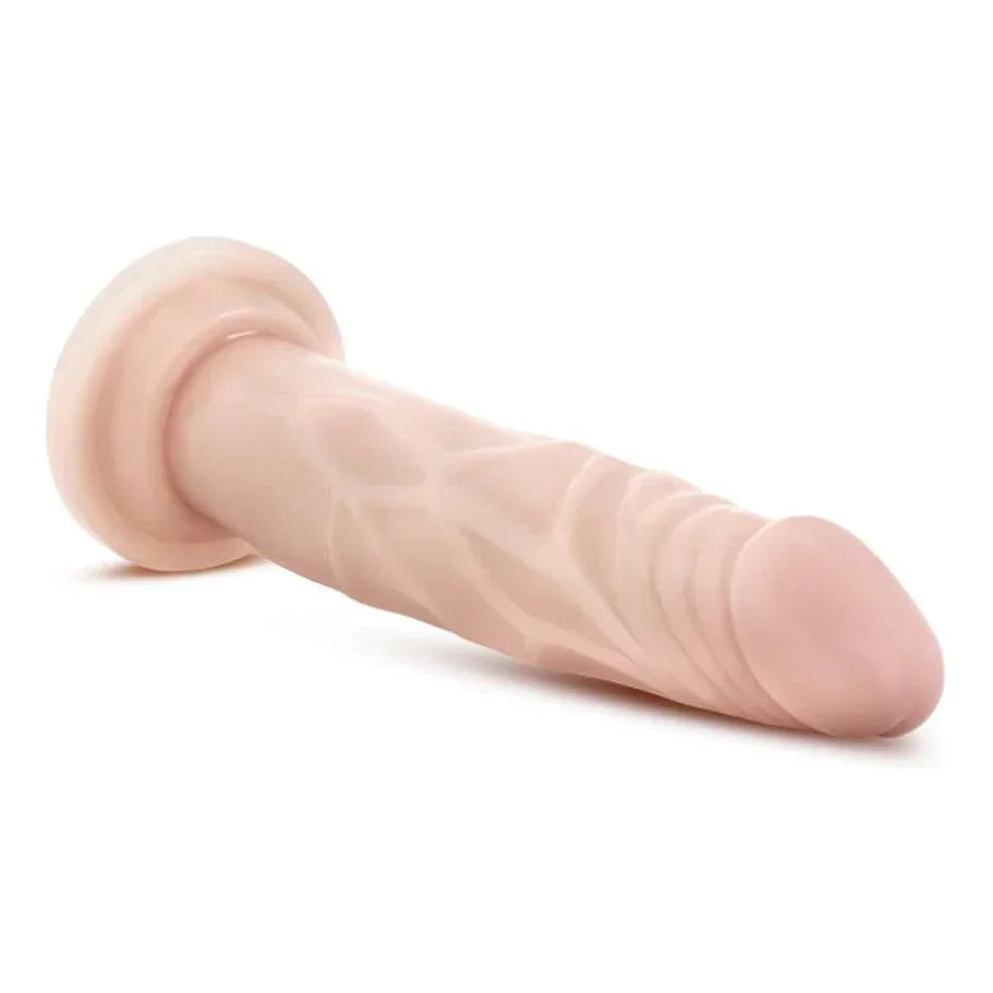 Blush Dr. Skin Silicone Dr. Carter Realistic 7 in. Posable Dildo with Suction Cup - Buy At Luxury Toy X - Free 3-Day Shipping
