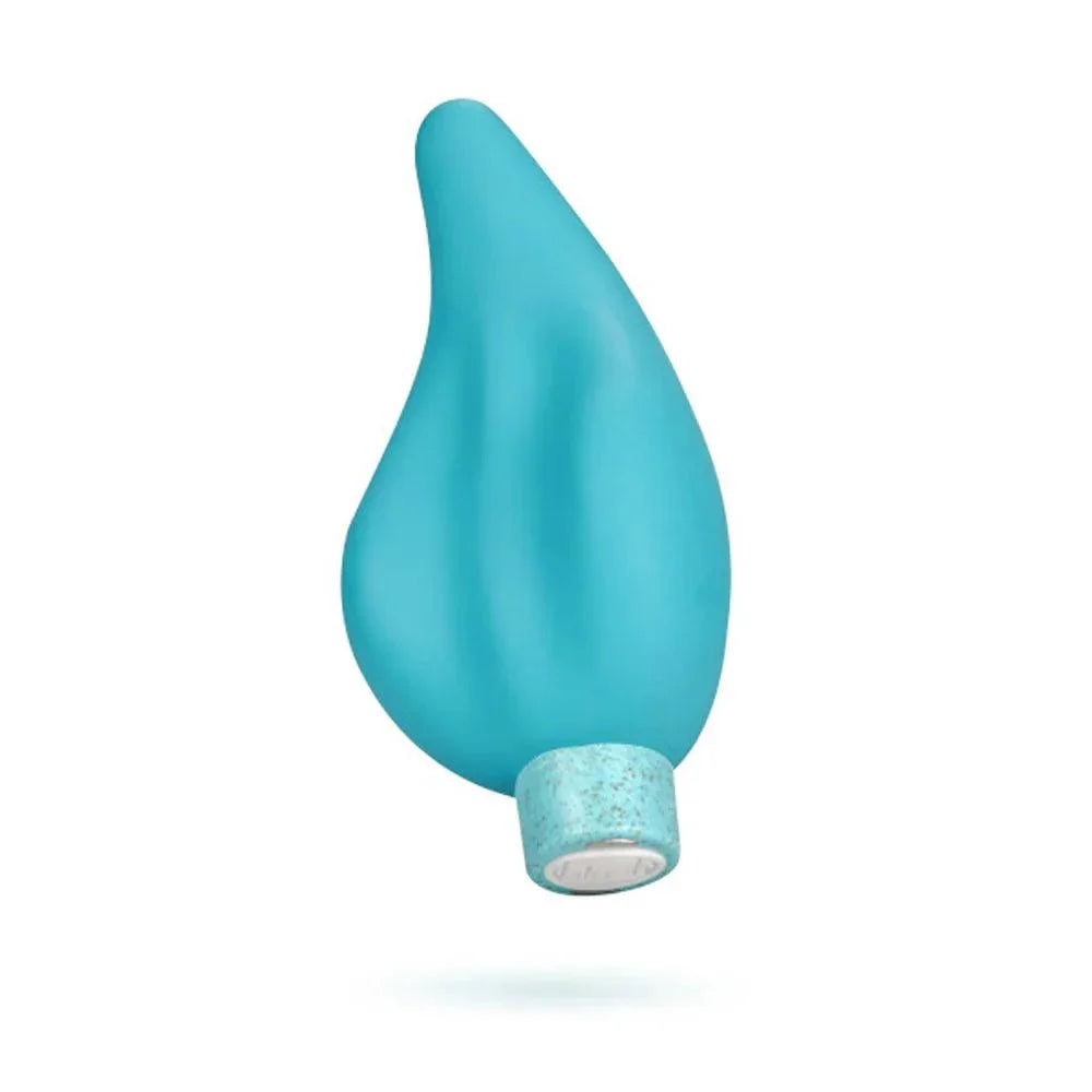 Blush Gaia Eco Caress Bullet Vibrator and Sleeve Aqua - Buy At Luxury Toy X - Free 3-Day Shipping