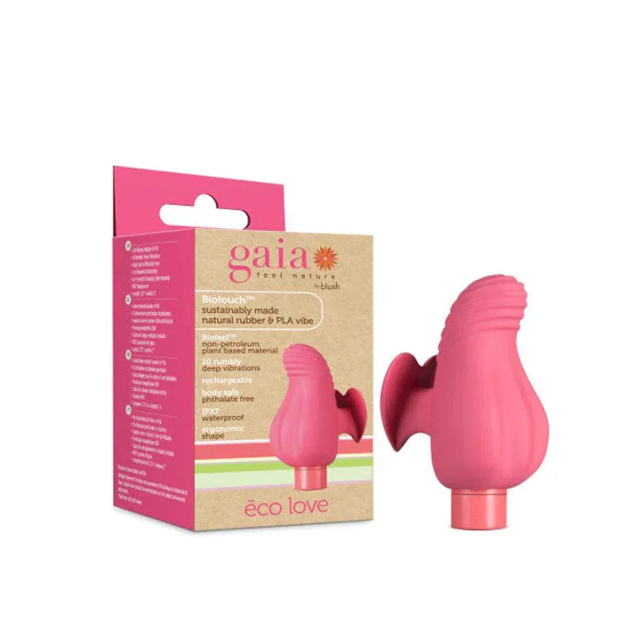 Blush Gaia Eco Love Rechargeable Plant Based Vibrator - Coral Pink - Buy At Luxury Toy X - Free 3-Day Shipping