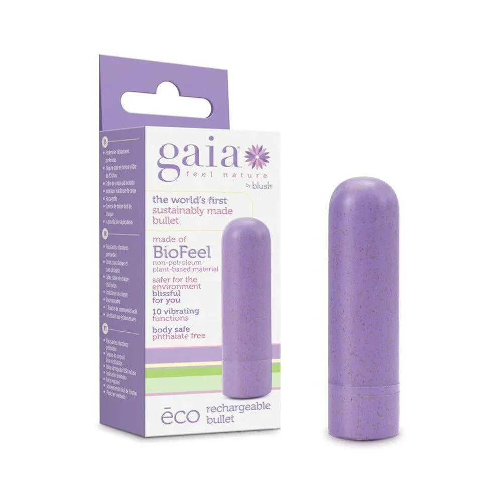 Blush Gaia Eco Rechargeable Bullet Vibrator - Buy At Luxury Toy X - Free 3-Day Shipping