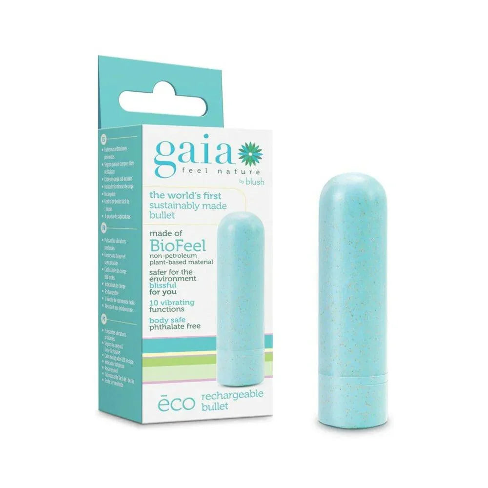 Blush Gaia Eco Rechargeable Bullet Vibrator - Buy At Luxury Toy X - Free 3-Day Shipping